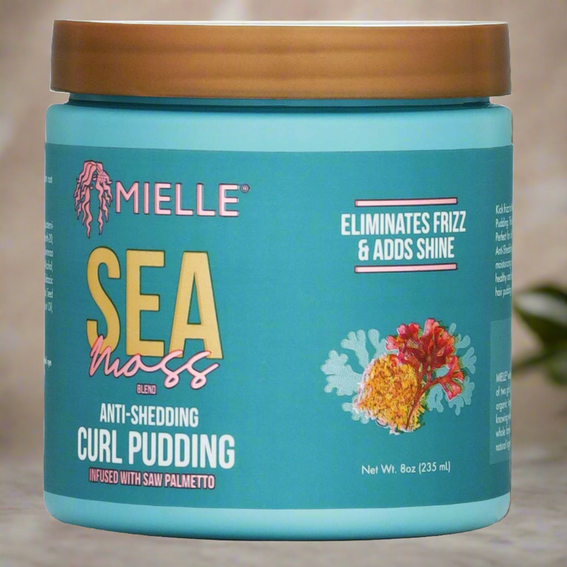 Mielle Sea Moss Anti-Shed Curl Pudding - Define & Strengthen Curls - 8 oz