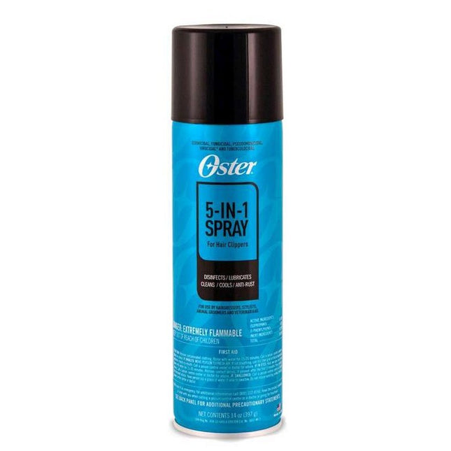 Oster 5-In-1 Blade Care Spray – Disinfect, Lubricate & Protect Clipper Blades