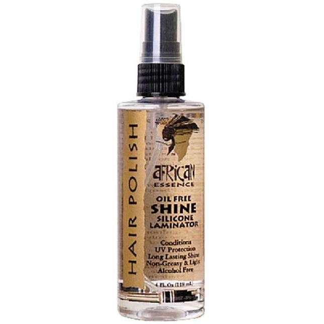 African Essence Hair Polish Oil-Free Shine Spray – Lightweight Frizz Control & Gloss Enhancer (4 oz)