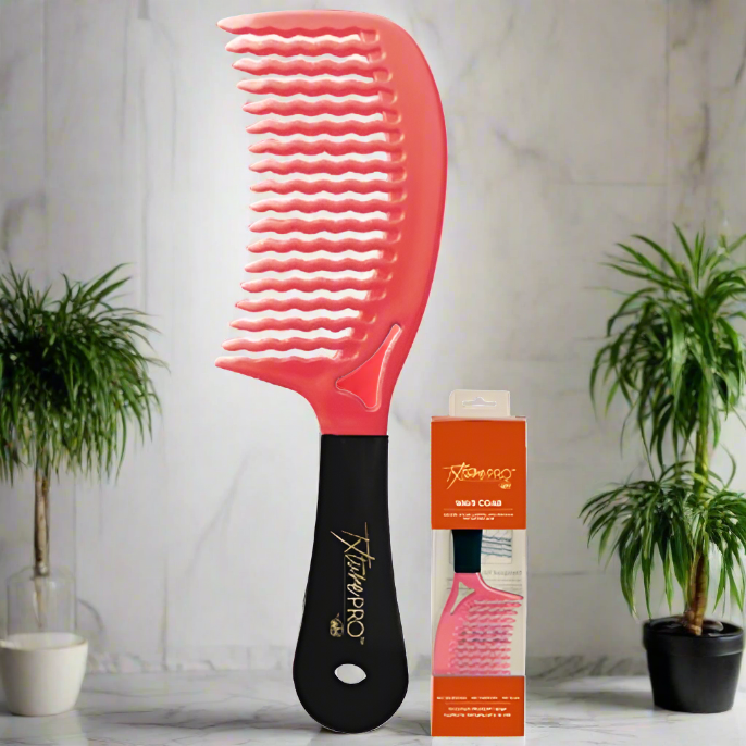 Txture Pro Wave Comb Pink & Black