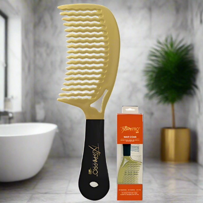 Txture Pro Wave Comb Beige & Black