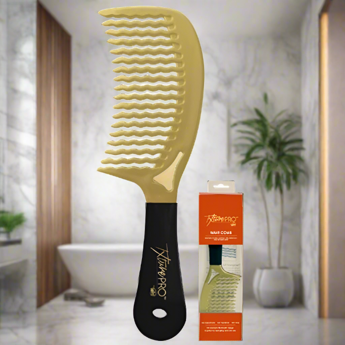 Txture Pro Wave Comb Beige & Black