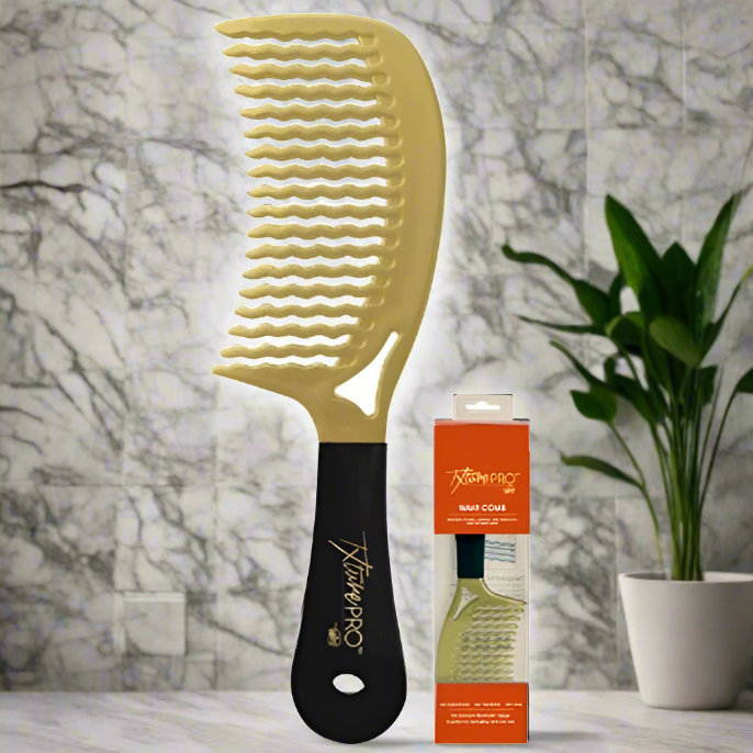 Txture Pro Wave Comb Beige & Black